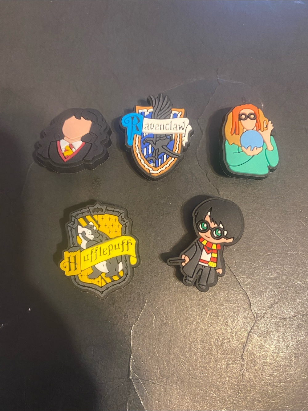 Harry Potter Rubber Shoe Charms - Hogwarts House & Character Set